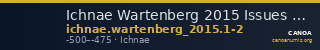 Ichnae Wartenberg 2015 Issues 1-2 — CANOA