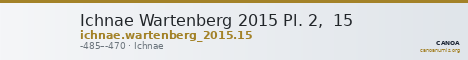 Ichnae Wartenberg 2015 Pl. 2, 15 — CANOA