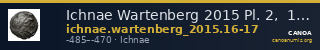 Ichnae Wartenberg 2015 Pl. 2,  16-17 — CANOA
