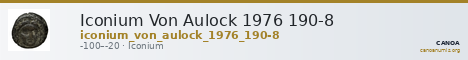 Iconium Von Aulock 1976 190-8 — CANOA