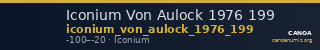Iconium Von Aulock 1976 199 — CANOA