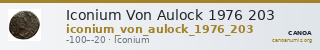 Iconium Von Aulock 1976 203 — CANOA