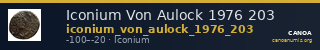 Iconium Von Aulock 1976 203 — CANOA