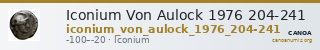 Iconium Von Aulock 1976 204-241 — CANOA