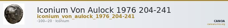 Iconium Von Aulock 1976 204-241 — CANOA