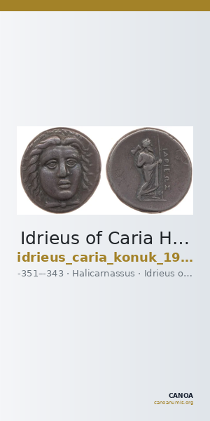 Idrieus of Caria Halicarnassus Konuk 1998 1 — CANOA