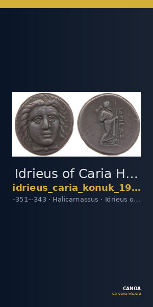 Idrieus of Caria Halicarnassus Konuk 1998 1 — CANOA