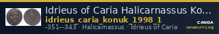 Idrieus of Caria Halicarnassus Konuk 1998 1 — CANOA