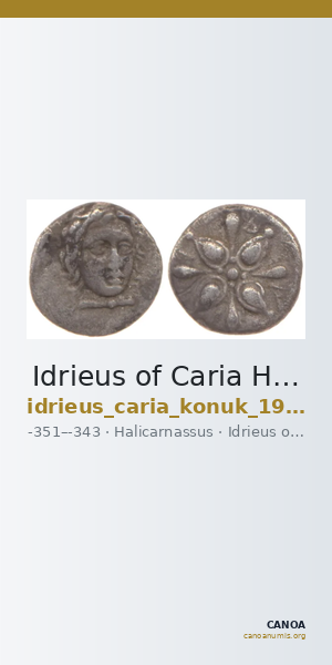 Idrieus of Caria Halicarnassus Konuk 1998 2 — CANOA