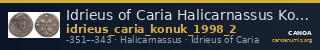 Idrieus of Caria Halicarnassus Konuk 1998 2 — CANOA