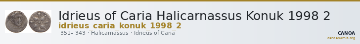 Idrieus of Caria Halicarnassus Konuk 1998 2 — CANOA