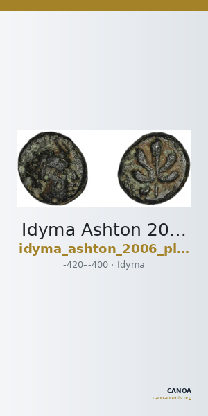 Idyma Ashton 2006 pl. 1, 7 — CANOA