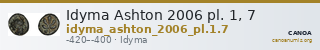 Idyma Ashton 2006 pl. 1, 7 — CANOA