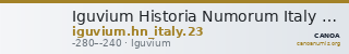 Iguvium Historia Numorum Italy 23 — CANOA