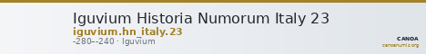 Iguvium Historia Numorum Italy 23 — CANOA