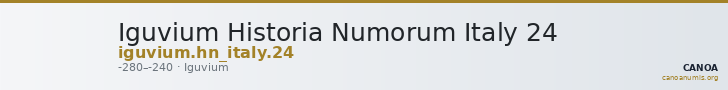 Iguvium Historia Numorum Italy 24 — CANOA