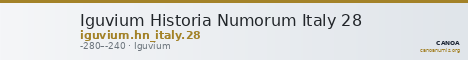 Iguvium Historia Numorum Italy 28 — CANOA