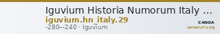 Iguvium Historia Numorum Italy 29 — CANOA