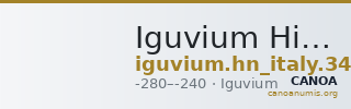 Iguvium Historia Numorum Italy 34 — CANOA