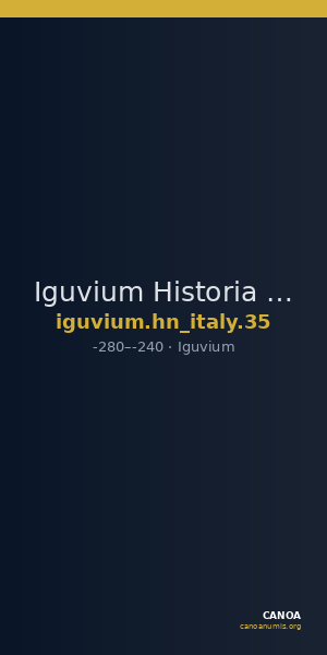 Iguvium Historia Numorum Italy 35 — CANOA