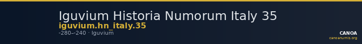 Iguvium Historia Numorum Italy 35 — CANOA
