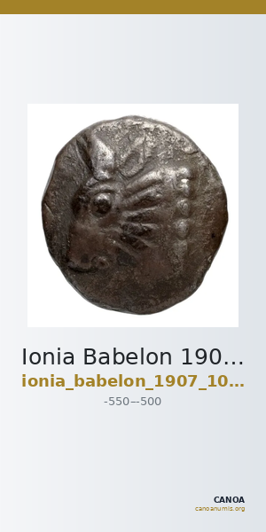Ionia Babelon 1907 1001 — CANOA