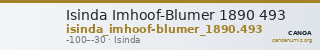 Isinda Imhoof-Blumer 1890 493 — CANOA