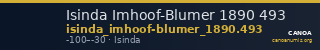 Isinda Imhoof-Blumer 1890 493 — CANOA