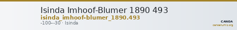 Isinda Imhoof-Blumer 1890 493 — CANOA