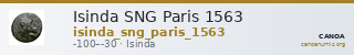 Isinda SNG Paris 1563 — CANOA