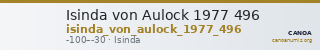 Isinda von Aulock 1977 496 — CANOA