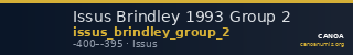 Issus Brindley 1993 Group 2 — CANOA