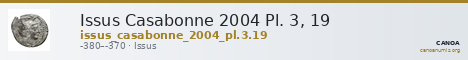 Issus Casabonne 2004 Pl. 3, 19 — CANOA