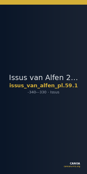 Issus van Alfen 2008 Pl. 59, 1 — CANOA