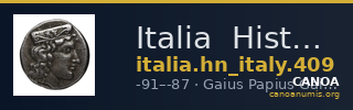 Italia  Historia Numorum Italy 409 — CANOA