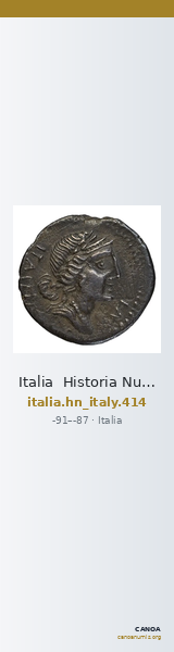 Italia Historia Numorum Italy 414 — CANOA