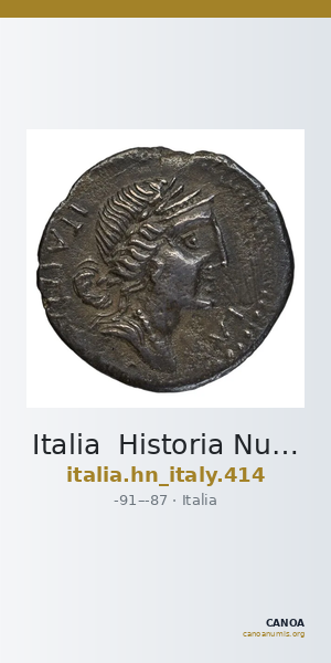 Italia Historia Numorum Italy 414 — CANOA