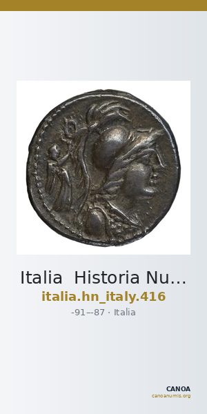 Italia Historia Numorum Italy 416 — CANOA