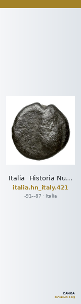 Italia  Historia Numorum Italy 421 — CANOA