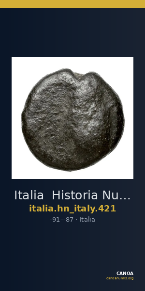 Italia  Historia Numorum Italy 421 — CANOA