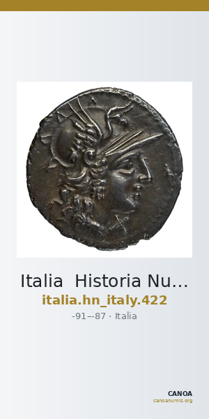 Italia Historia Numorum Italy 422 — CANOA