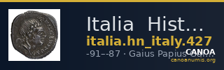 Italia Historia Numorum Italy 427 — CANOA