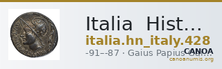Italia Historia Numorum Italy 428 — CANOA