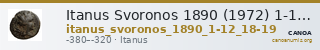 Itanus Svoronos 1890 (1972) 1-12, 18-19 — CANOA
