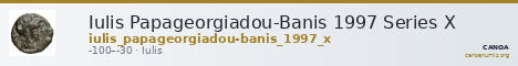 Iulis Papageorgiadou-Banis 1997 Series X — CANOA
