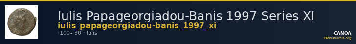 Iulis Papageorgiadou-Banis 1997 Series XI — CANOA