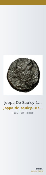 Joppa De Saulcy 1874 pp. 176-7, 1 — CANOA