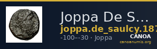Joppa De Saulcy 1874 pp. 176-7, 1 — CANOA