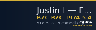 Justin I — Follis (Nikomedeia, 518) — CANOA