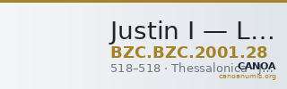 Justin I — Light Miliarense (Thessalonike, 518) — CANOA